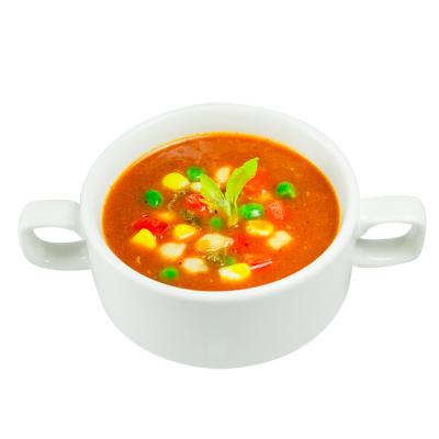 China Frozen Soup Good Quality Ready-to-eat Vegetable Chickpea Tomato Popular Western Soup for sale