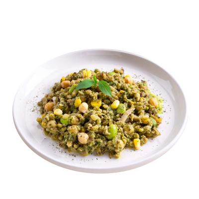 China Manufacturer Good Quality Frozen Cooked Cauliflower Rice With Mushroom In Pesto Sauce for sale