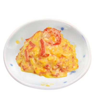 China FROZEN Salad Exporter Frozen Crayfish Salad with Salted Egg for sale