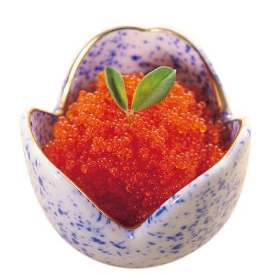 China Indonesia JELLY 24 months frozen seasoned orange roe flying fish ready made tobiko for sale