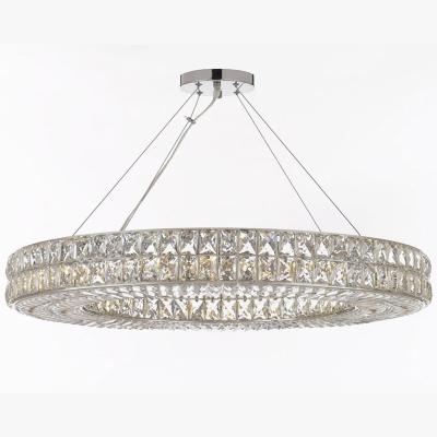 China Modern High End Glass Egyptian Crystal Chandelier For Dining Room for sale