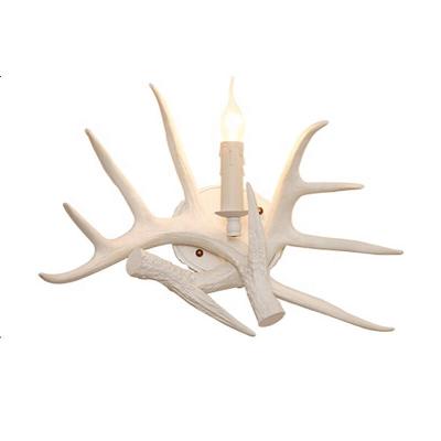 China Hotel Modern Decorative Project Interior Home Led Deer Antler Lights Wall Sconce Lamp for sale