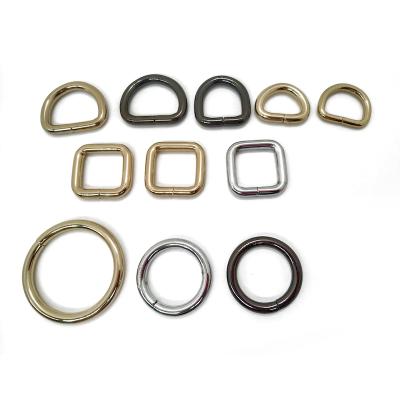 China Metal Accessories Custom Buckle Stainless Steel D Ring Metal Ring for sale