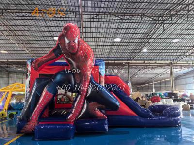 China El castillo inflables del hombre araña Combo Commercial Inflables Jumping Castle en venta