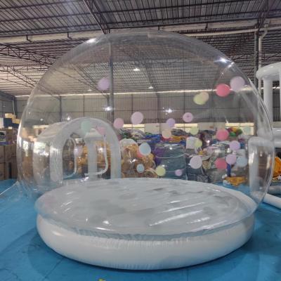 China Transparent Popular Inflatable Bubble Tent Igloo Tent Dome House Glamping Pvc for sale