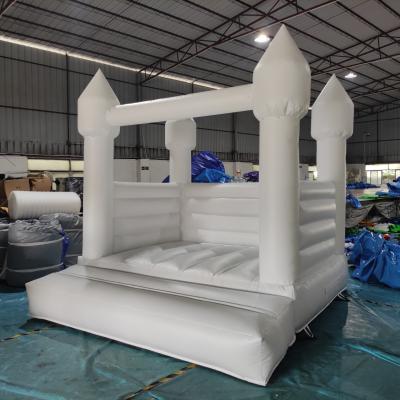 China Commercial Grade Wedding White Bounce House For Outdoor Wedding Party Events for sale