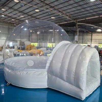 China Transparent Igloo Dome Tent PVC Globe Inflatable Bubble Tent House For Outdoor Camping for sale