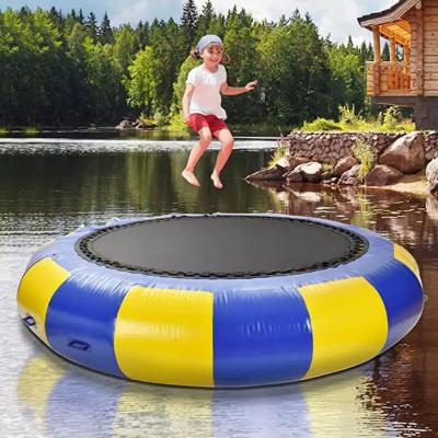 China Floating On Water Commercial Inflatable Floating Water Park Inflatable Water Trampoline for sale