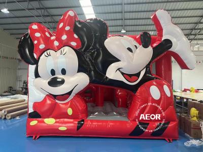 China 5x4m Inflatable Bouncer Castle Game For Kids Inflatable House Party Jump Bouncing And Slide Combo for sale