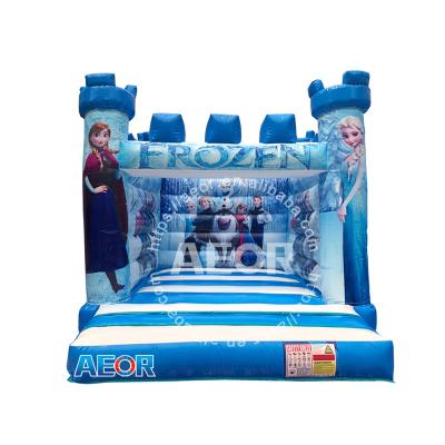 China Niños al aire libre Trampolín inflable Castillo de salto Castillo inflable con tobogán para niños en venta