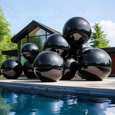 China Big Shiny Inflatable Balls Christmas Events Party Decoration Reflecting Giant Silver PVC Inflatable Mirror Ball/Sphere B for sale