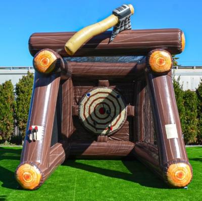 China nflatable Axe Throwing Game Outdoor Fun Inflatable shooting darts for Kids and Adults for sale