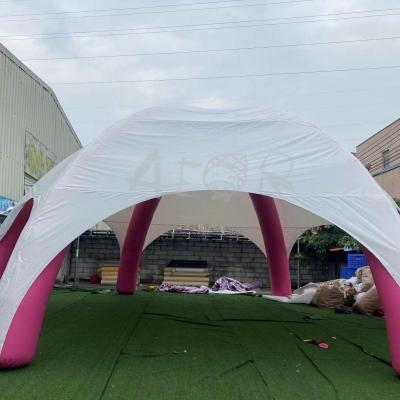 China Event Spider Inflatable Tent Large White Inflatable Spider Dome Tents for sale