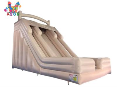 China Custom Inflatable Water Slide Climbing Slide With Pool For Kids Party Rental for sale