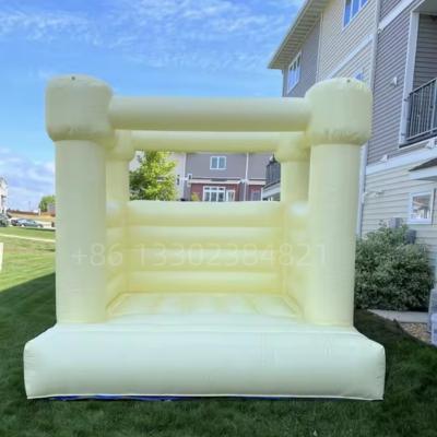 China Home Use 10ft Kids Party Moon Walk Mini White Bounce House  Jumping Castle for sale