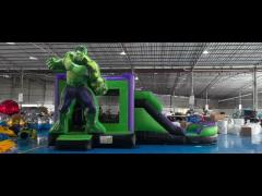 The Hulk castle with slide combo