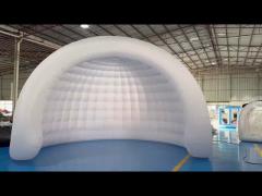 Inflatable round tent