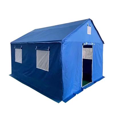 China Waterproof 3*4m Outdoor Plant Emergency Shelter Natural Disaster Relief Tent for sale