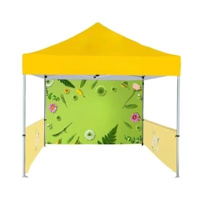 China Rainproof Custom Design Folding Tents 40*40mm Hexagon Frame Hot Sale 10X10 Pop Up Canopy Tent Market Outdoor Advertising Gazebo for sale