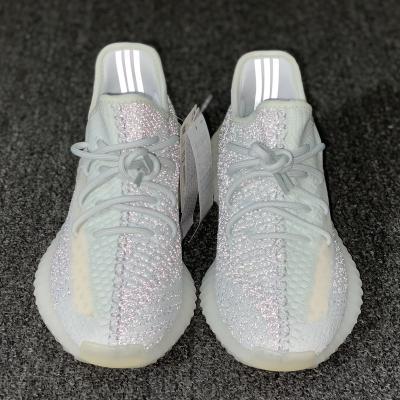 China Fashion Mesh 350 V 2 Comfortable White Reflective Breathable Cloud Shoes 4-13 for sale