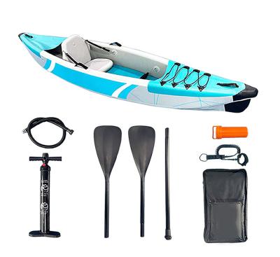 China Kedosport PVC Recreational Inflatable Kayak With Premium Accessories for sale