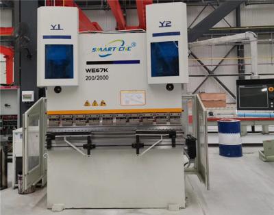 China Electro tonelada síncrona hidráulica 3200 de los árboles 160 del freno 4 de la prensa del CNC del servo en venta