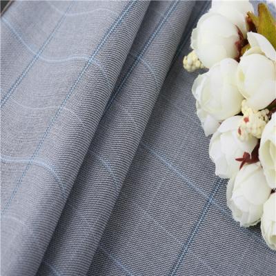 China Hot Selling TR Shrink-Resistant Tailoring Check Fabric For Men's Suits for sale