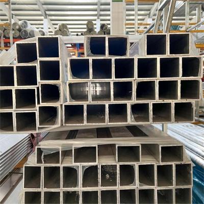 China Hot Sale Aluminum Pipe Profile Constructure 4 Square Aluminum Extrusion Tube Tubing Profile Suppliers for sale