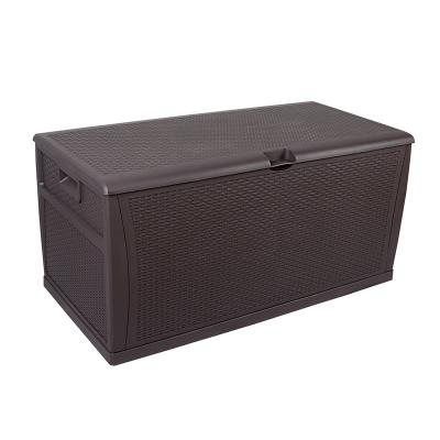 China Extremely sturdy rest on the lid. wood large outdoor storage chest storage trunk outdoor storage box. for sale