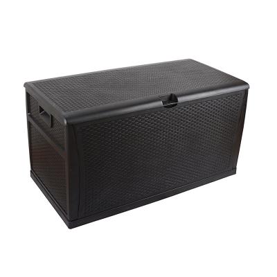 China Wicker Plastic Viable Storage Bin De Jardin En Plastic Large Malle De Bac Storage Rattan Wood Crate Toy Trunk Wood for sale