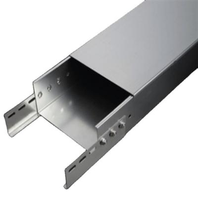 China Q235 Carbon Steel Network Outdoor Corner Waterproof GI Galvanized Trunking 800x200 Angled Steel Cable Trays Accessories Price for sale