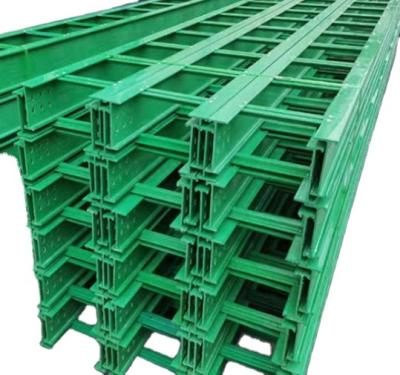 China Professional Factory Price FRP Fix Fiberglass GRP FRP Cable Ladder Tray Easy Support System for sale