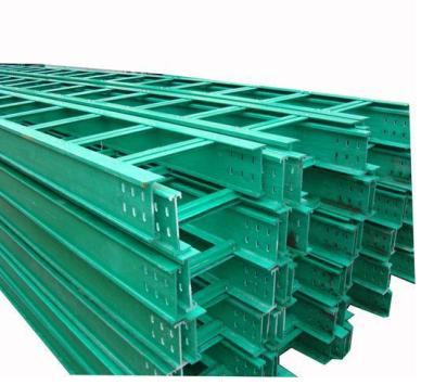 China Waterproof Type Outdoor Corner Network FRP GRP Fiberglass 200x100mm Cable Ladder Cable Trays FRP Factory Customized for sale