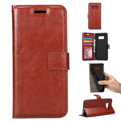 China PU Leather Samsung S8 Plus Wallet Case ,  Precise Vintage Wallet Case Heavy Duty for sale