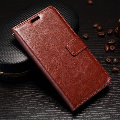 China Scrath Resisitant Huawei Y5 Leather Case Crazy Horse With Custom Logo for sale