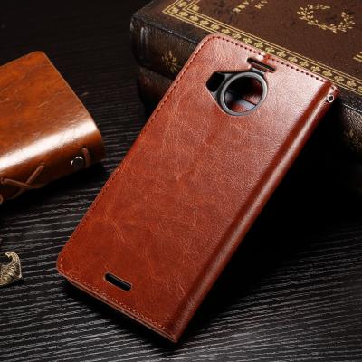 China Nokia 950XL Nokia Lumia Leather Case Anti - Dirty Light Weight Crazy Horse Material for sale