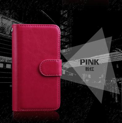 China Wrist Strip Leather Iphone 7 Wallet Case , Slim Crazy Horse Leather Wallet Case for sale