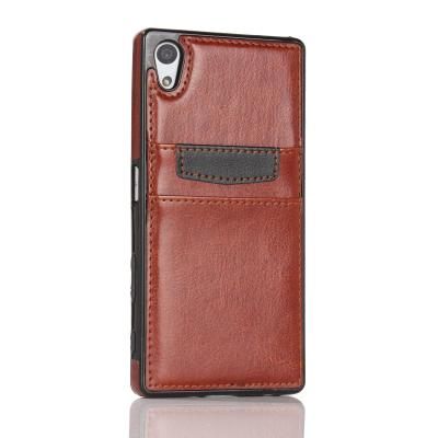 China Sony Xperia Leather Case For Sony Z5 Shock Resistance Ultra Slim Business Use for sale