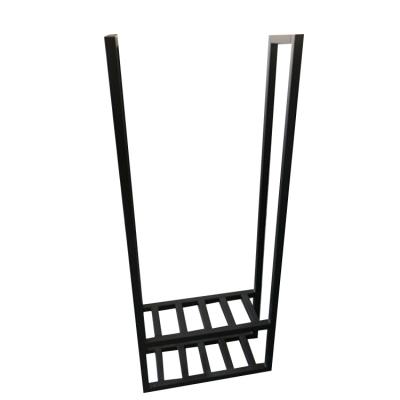 China Stored Rectangle Firewood Rack, Indoor Firewood Rack, Metal Firewood Rack for sale