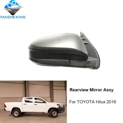 China External Heating Mirror Assy For TOYOTA Hilux 2016 YZX Heating Car Rearview Side Mirror for sale