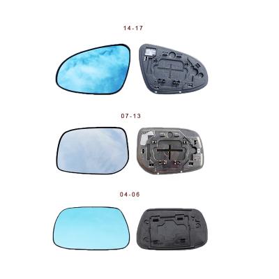 China YZX Side Mirror Side Mirror Blue Glass For Toyota Corolla 2004-2017 Type Three Anti-glare Wide Angle for sale