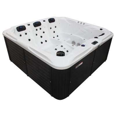 China Europe Whirlpool 4 Seat Freestanding Acrylic Hydraulic Outdoor Hot Tub Spa for sale