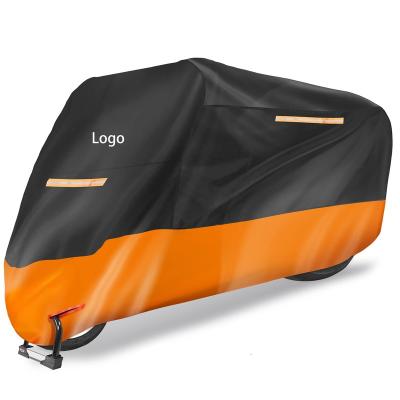 China Protect Motocycle All Season Universal Weather Waterproof Motorcycle Cover With Lock-holes And Storage Bag XXL Motorcycles Vehicle Cover For Yamaha for sale