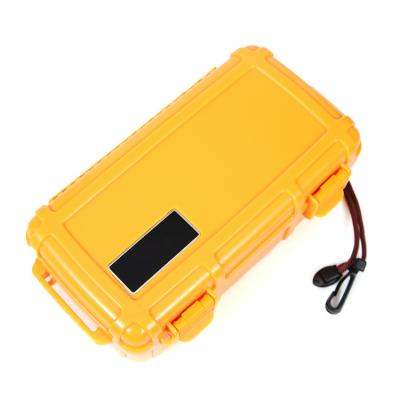 China Travel High quality portable travel plastic humidor waterproof cigar case holds 4 cigars storage small sealed box for sale