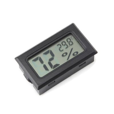 China Plastic Wholesale Electronic Hygrometer for Cigar Box Humidor Digital Indoor Temperature Humidity Meter Thermometer for sale