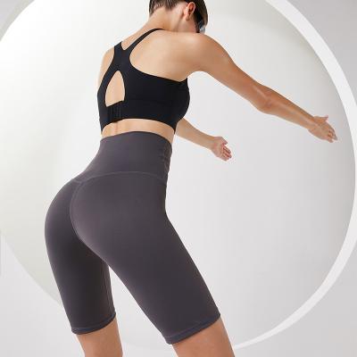 China Suphini Breathable Women Bodybuilding Workout Gym Fitness Shorts Seamless Tops and Leggings Yoga Seamless Wholesale New Sports Ribbed Fabrics for sale