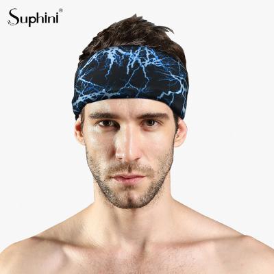 China Colorful Terylene Suphini terylene yoga sport running sport make up head hair band for sale