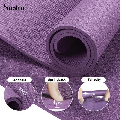 China Multi Color 12mm Thick Suphini Tape Thick Soft Yoga Mat High Density for sale