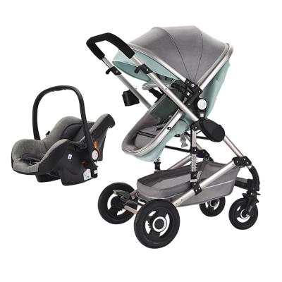 China Carry Baby Wholesale Luxury Baby Stroller American Style Eco Baby Stroller 3 in 1 for sale