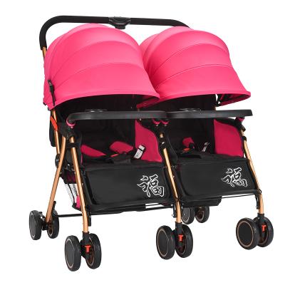 China Carry Baby Most Comfortable Double Stroller Travel System For Baby/Hot Selling Twins Stroller/Double Buggy for sale